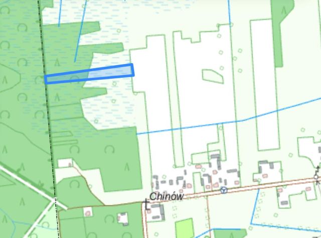 Działka rolna Chinów. Zdjęcie 1
