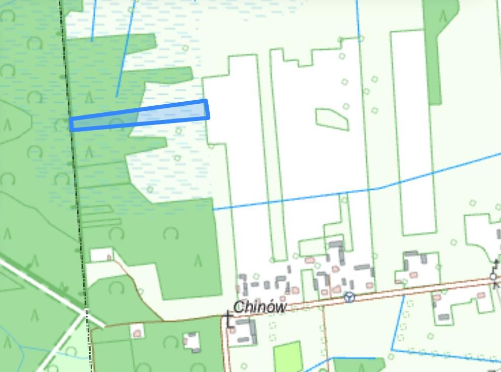Działka rolna Chinów