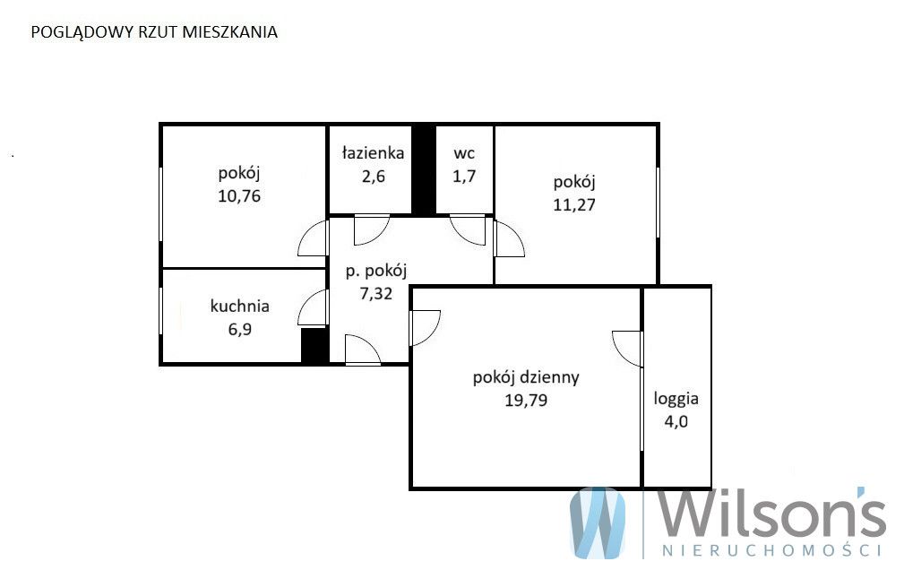 Mieszkanie 3-pokojowe Warszawa Bielany, ul. Sieciechowska. Zdjęcie 5
