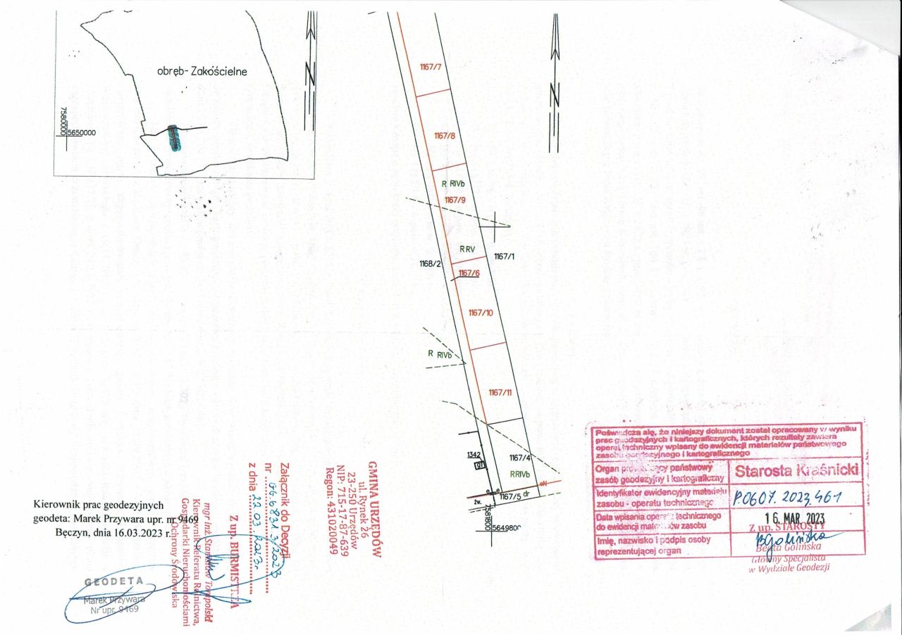 Działka budowlana Urzędów, ul. Malinowa. Zdjęcie 7