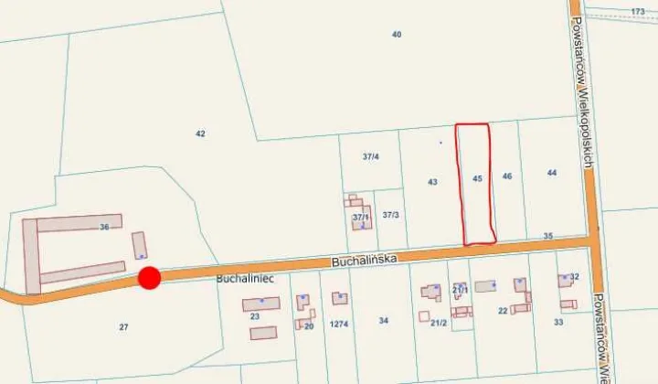 Działka rolno-budowlana Kotlin, ul. Buchalińska