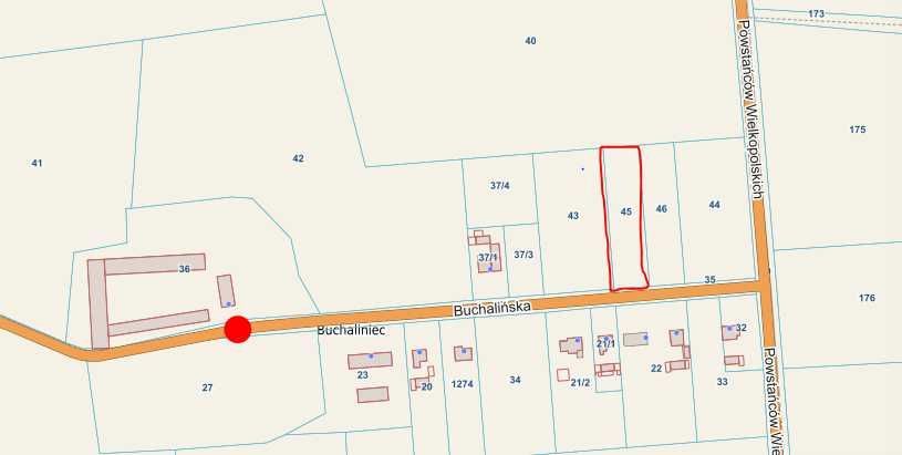 Działka rolno-budowlana Kotlin, ul. Buchalińska