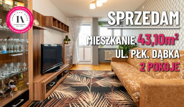 Mieszkanie 2-pokojowe Elbląg, ul. Pułkownika Stanisława Dąbka