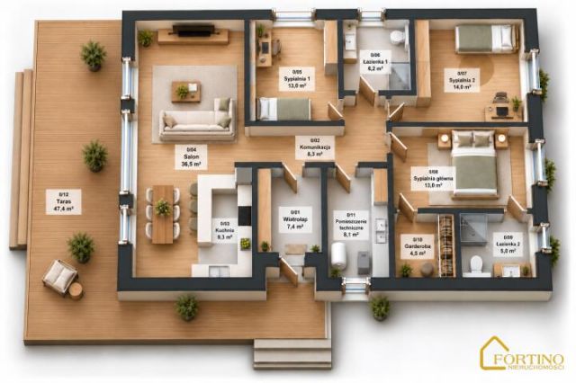 dom wolnostojący, 4 pokoje Gardna Wielka. Zdjęcie 5