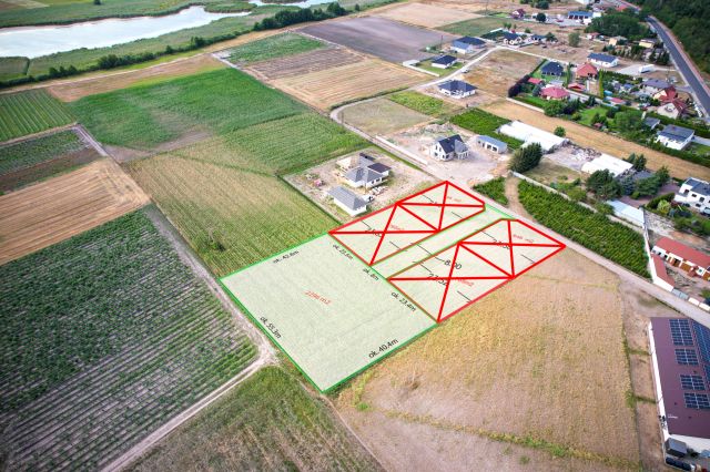 Działka budowlana Mochy, ul. Chabrowa. Zdjęcie 1