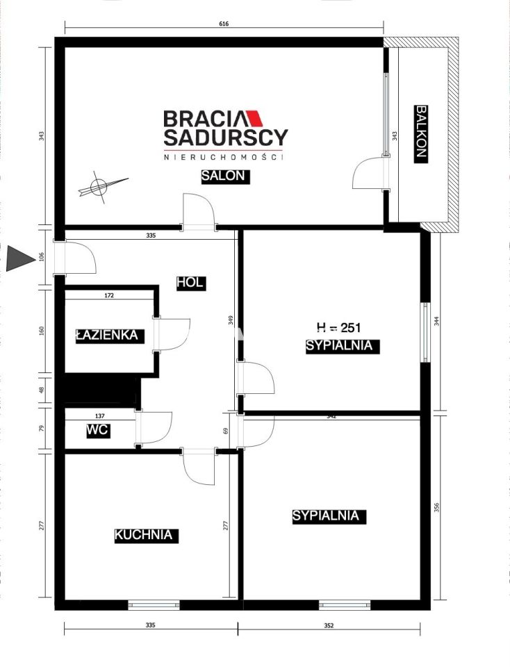 Mieszkanie 3-pokojowe Kraków, ul. ks. Piotra Ściegiennego. Zdjęcie 15