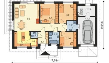 dom wolnostojący Rydzyny, ul. Dolna