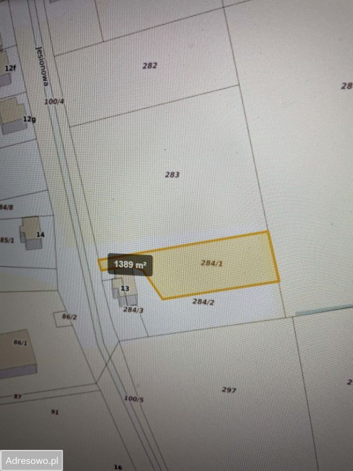 Działka Lichnowy, ul. Jesionowa. Zdjęcie 1