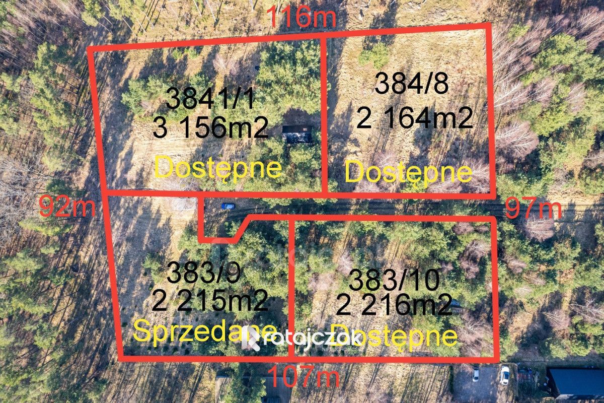 Działka inwestycyjna Sasino, ul. Stara Cegielnia. Zdjęcie 2