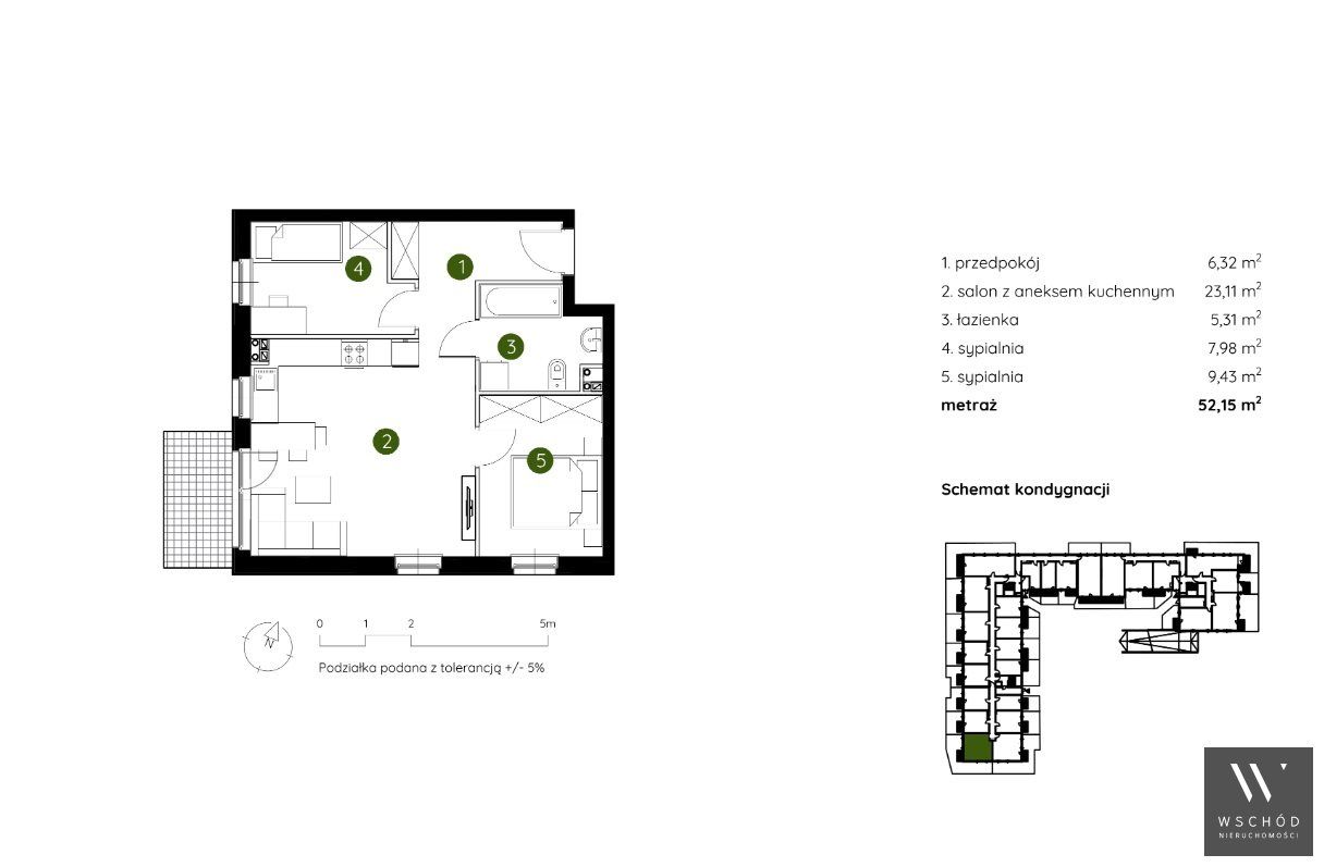Mieszkanie 3-pokojowe Kraków Prądnik Biały. Zdjęcie 2