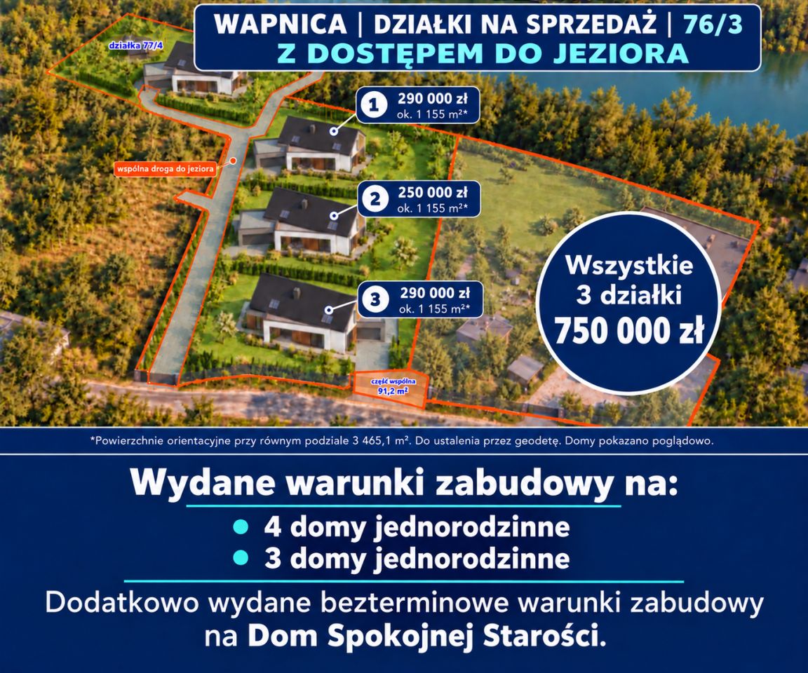 Działka budowlana Wapnica, WAPNICA. Zdjęcie 1