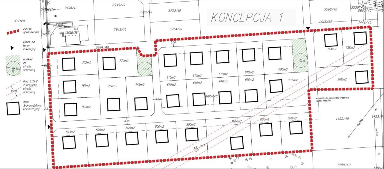Działka budowlana Tarnowskie Góry Stare Tarnowice, ul. Wincentego Janasa. Zdjęcie 3