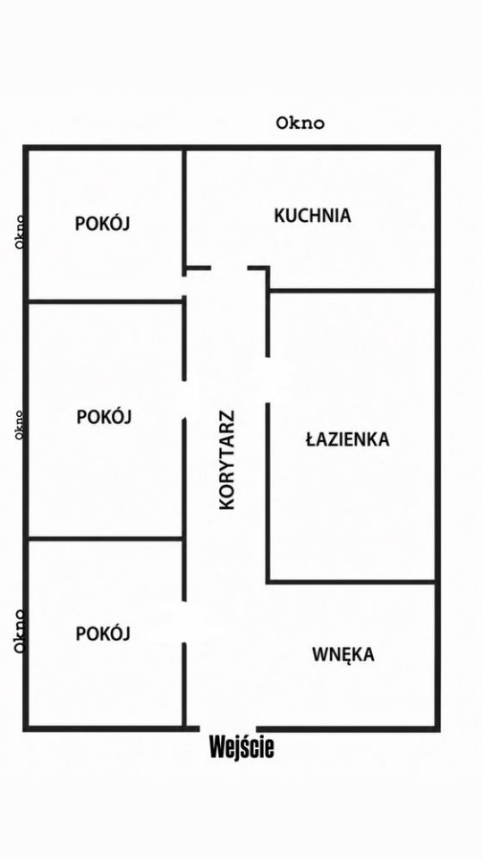 Mieszkanie 3-pokojowe Końskie, ul. Południowa. Zdjęcie 2