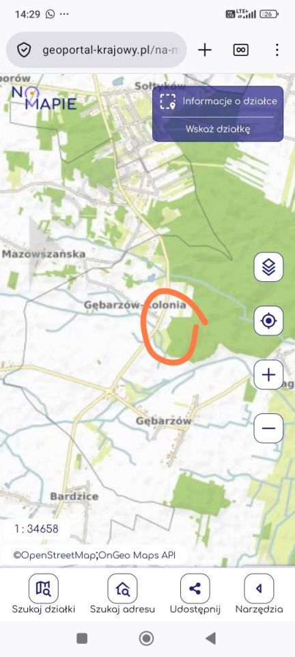 Działka budowlana Gębarzów-Kolonia. Zdjęcie 4