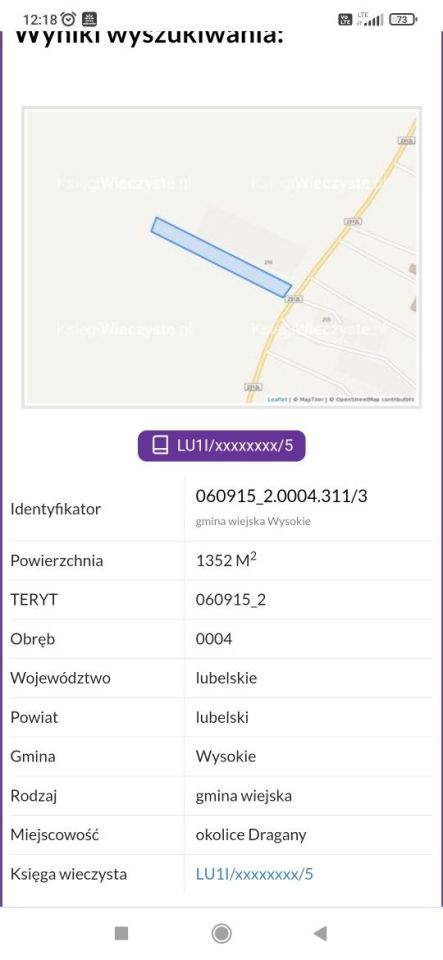 Działka rolno-budowlana Dragany. Zdjęcie 3