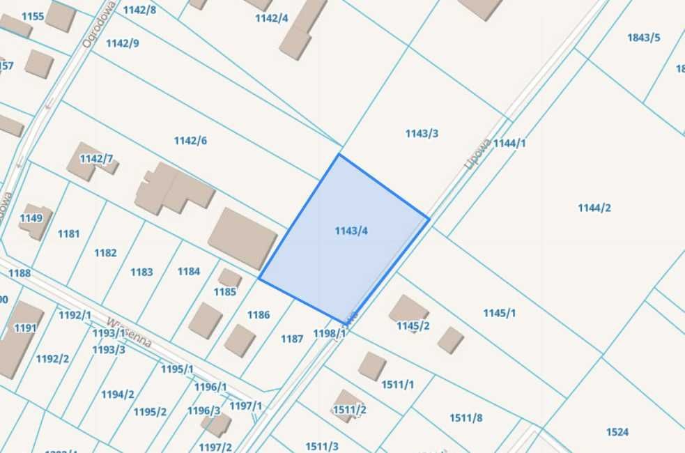 Działka rolno-budowlana Piekoszów, ul. Lipowa