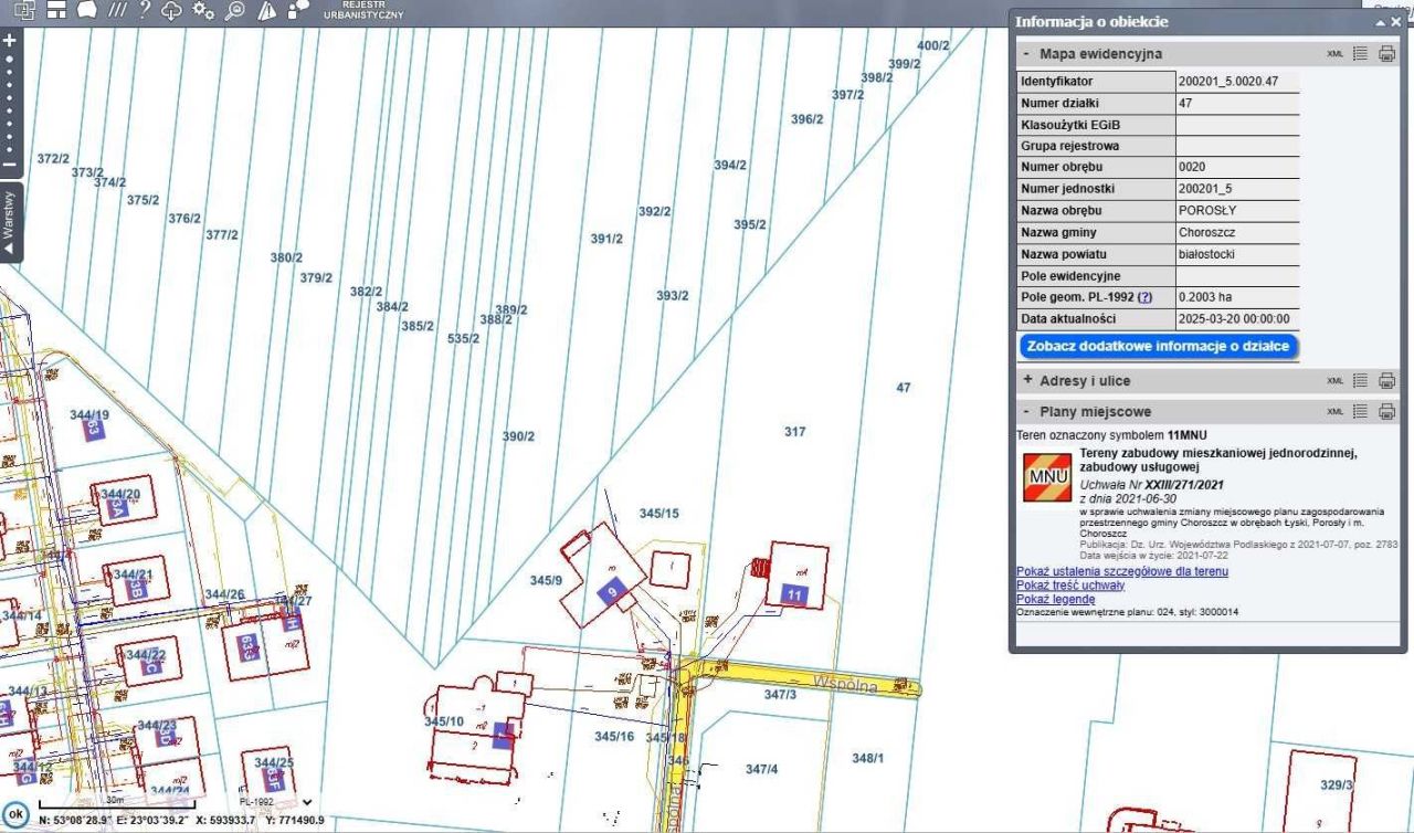 Działka budowlana Porosły, ul. Wspólna. Zdjęcie 6