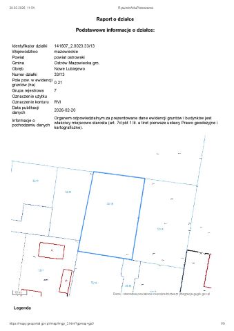 Działka budowlana Nowe Lubiejewo. Zdjęcie 1