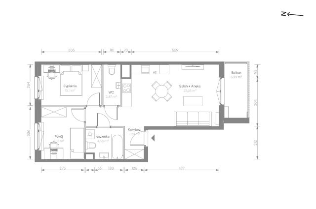 Mieszkanie 3-pokojowe Warszawa Chrzanów, ul. Szeligowska. Zdjęcie 7
