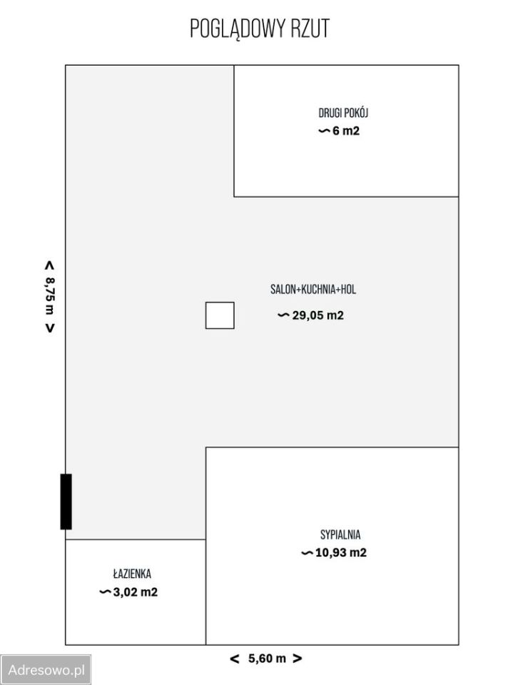 Mieszkanie 3-pokojowe Sochaczew, ul. Marii Skłodowskiej-Curie. Zdjęcie 3