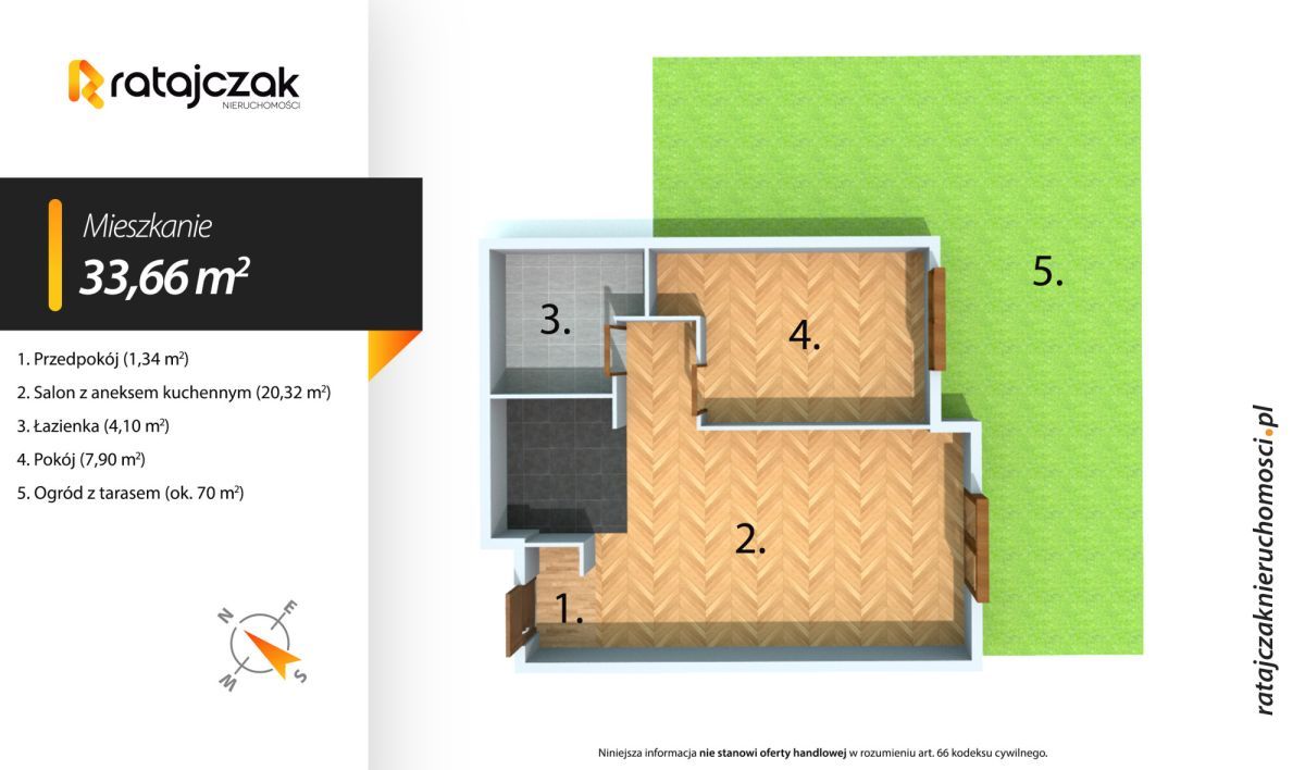 Mieszkanie 2-pokojowe Władysławowo. Zdjęcie 23