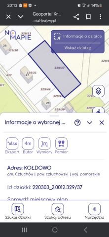 Działka budowlana Kołdowo. Zdjęcie 1