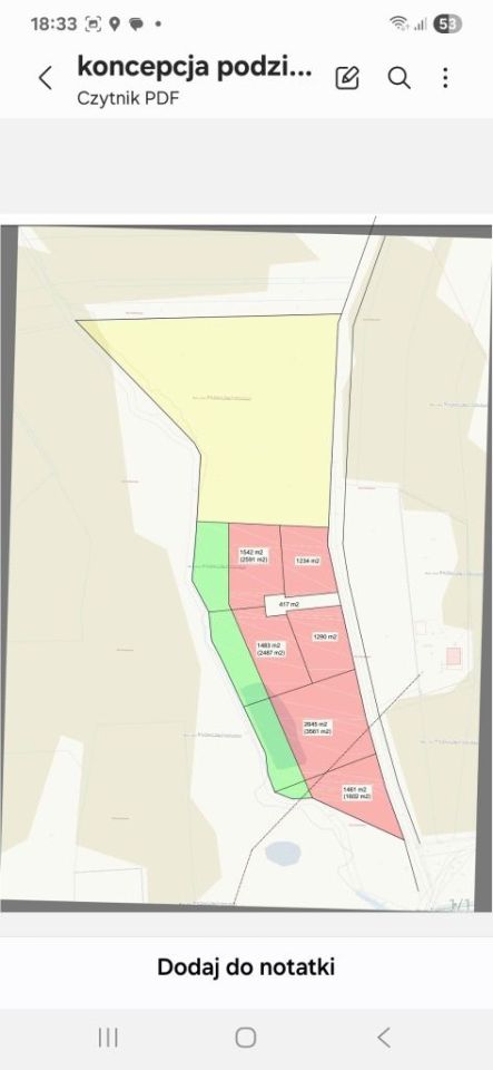 Działka budowlana Kąty Goździejewskie Pierwsze