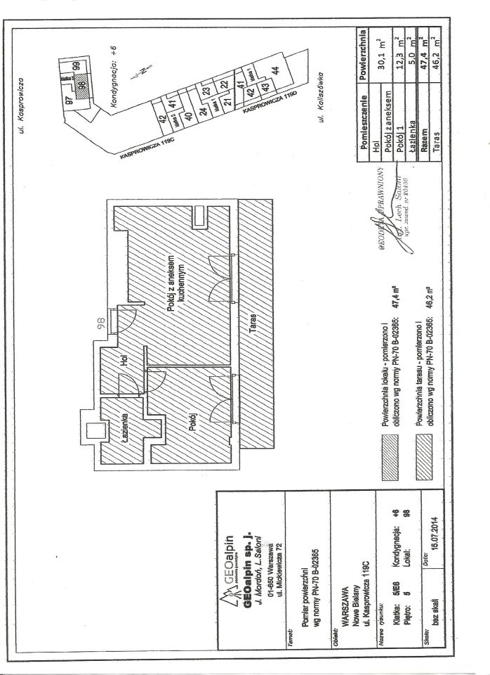 Mieszkanie 2-pokojowe Warszawa Bielany, ul. Jana Kasprowicza. Zdjęcie 9