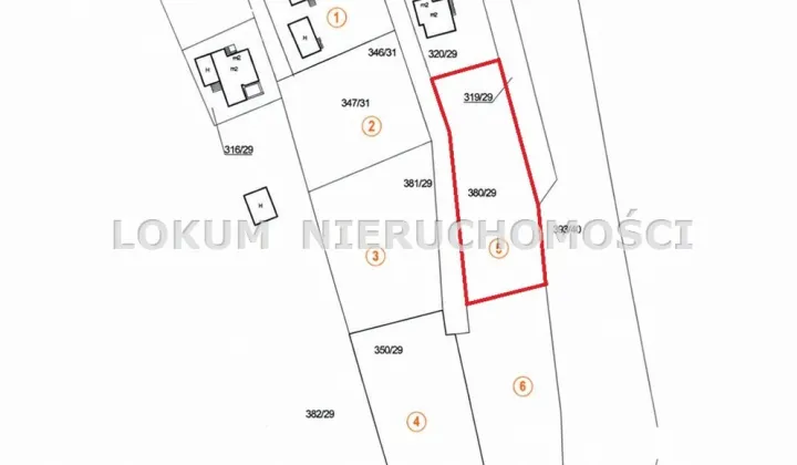 Działka budowlana Jastrzębie-Zdrój Cisówka, ul. Traugutta