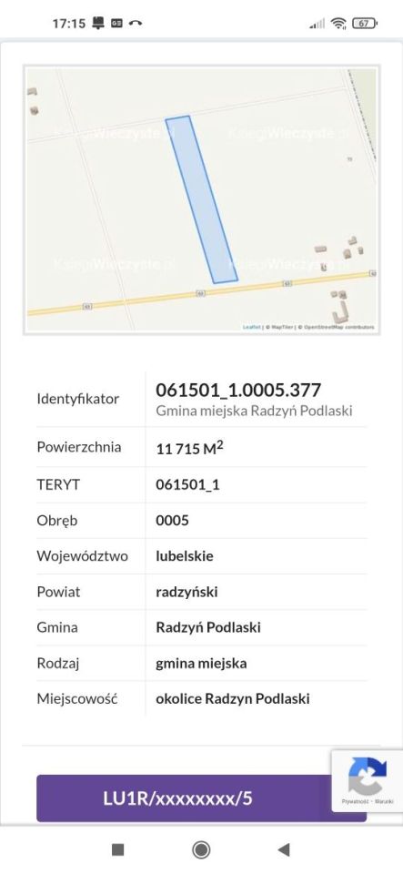 Działka inwestycyjna Radzyń Podlaski. Zdjęcie 3