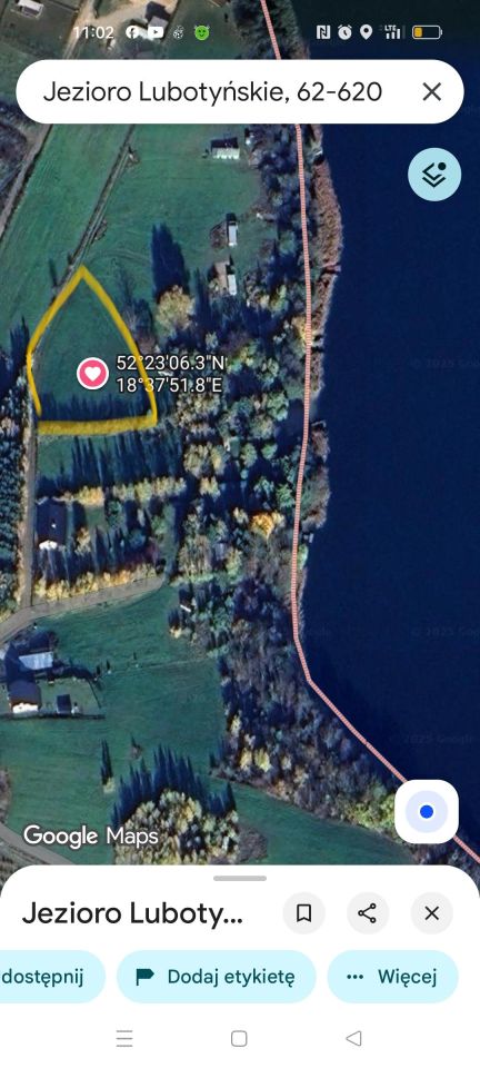 Działka rolna Brzezie Brzezie Gałeckie