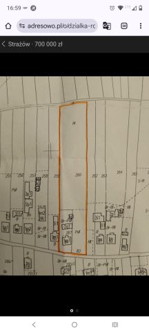 Działka rolno-budowlana Strażów. Zdjęcie 1