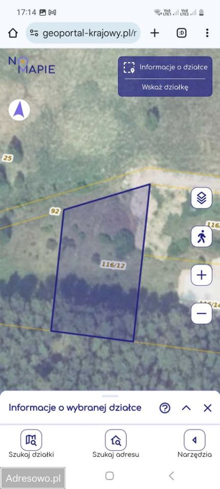 Działka budowlana Zielona Góra Ługowo