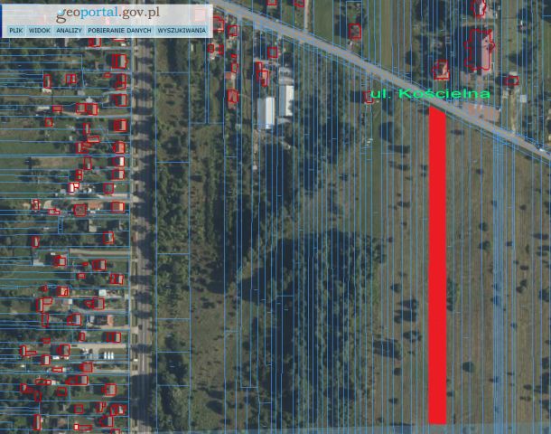 Działka rolno-budowlana Skarżysko-Kamienna Skarżysko Książęce, ul. Kościelna. Zdjęcie 1