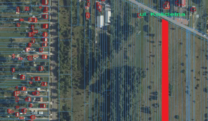 Działka rolno-budowlana Skarżysko-Kamienna Skarżysko Książęce, ul. Kościelna