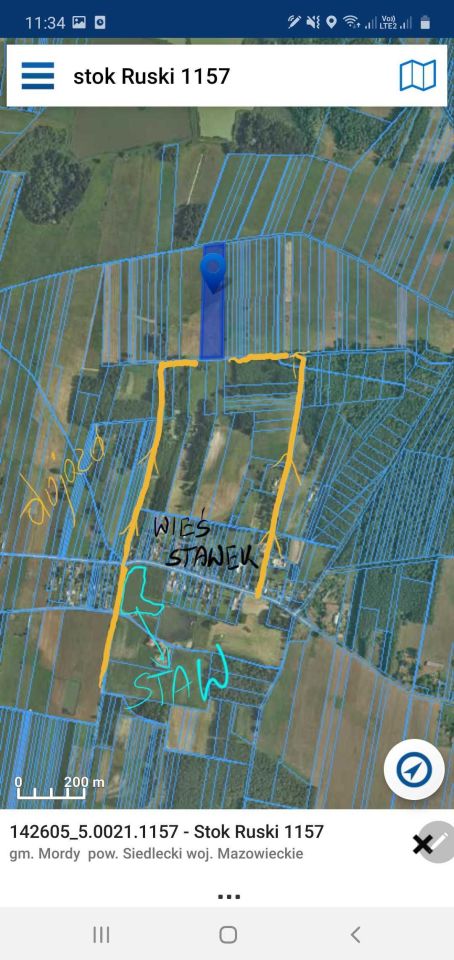 Działka rolna Stok Ruski. Zdjęcie 2