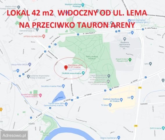 Lokal Kraków Dąbie, ul. Stanisława Lema. Zdjęcie 3