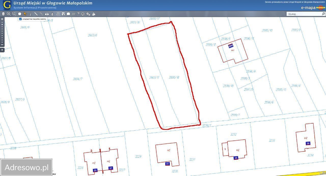 Działka budowlana Głogów Małopolski, ul. Ogrodowa. Zdjęcie 3