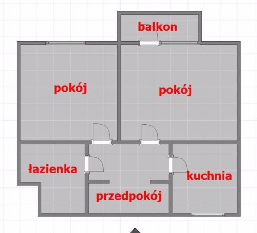 Mieszkanie 2-pokojowe Kraków, os. Piastów