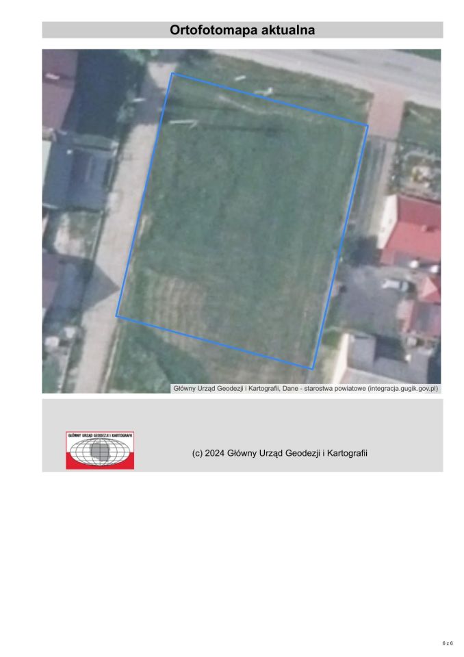 Działka budowlana Surochów