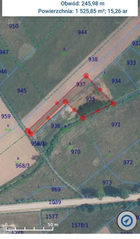 Działka budowlana Borek. Zdjęcie 1