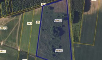 Działka rolna Nowosady