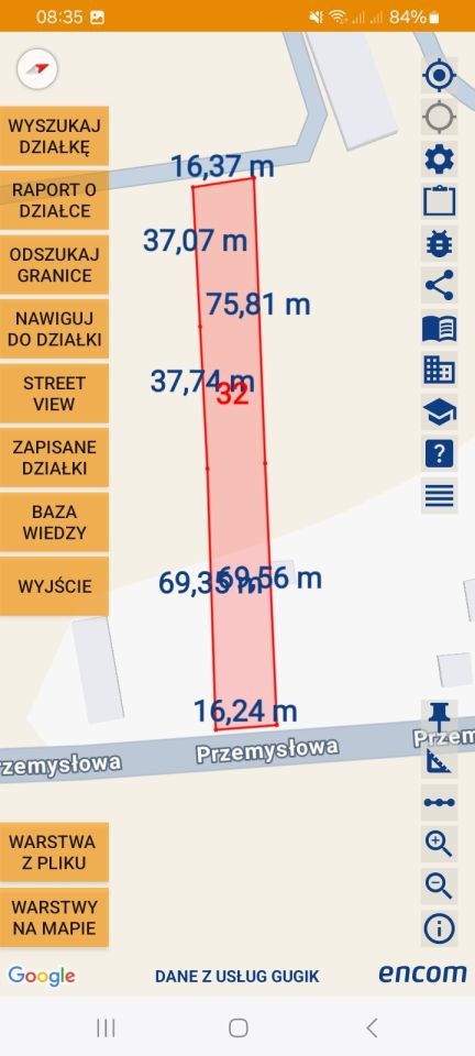 Działka budowlana Jędrzejów, ul. Przemysłowa