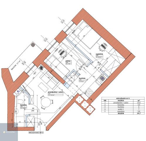 Mieszkanie 3-pokojowe Katowice Śródmieście, ul. Krzywa. Zdjęcie 12