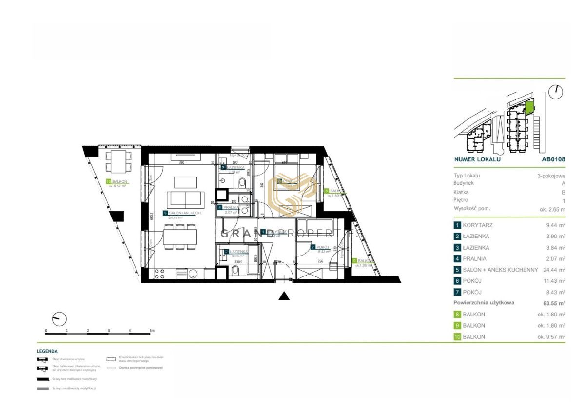 Mieszkanie 3-pokojowe Warszawa Włochy, ul. Jutrzenki. Zdjęcie 4