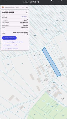 Działka budowlana Wał. Zdjęcie 1