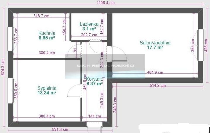 Mieszkanie 2-pokojowe Zegrze Południowe, ul. Osiedle Wojskowe