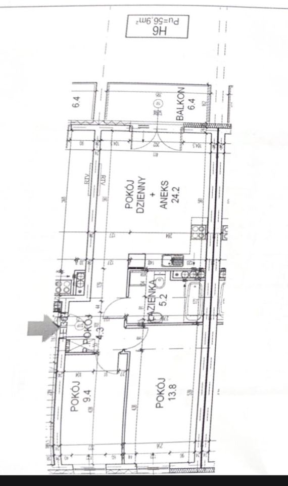 Mieszkanie 3-pokojowe Zielona Góra, ul. Szlachecka. Zdjęcie 11