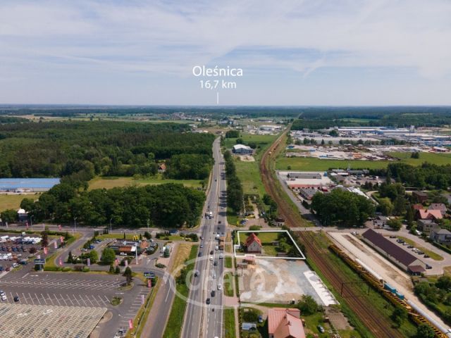 Działka inwestycyjna Długołęka, ul. Wrocławska. Zdjęcie 5