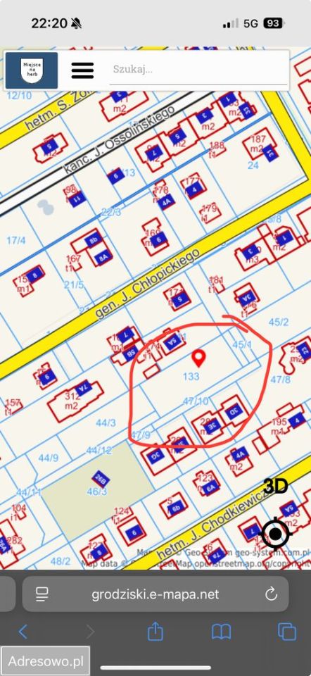 Działka budowlana Grodzisk Mazowiecki, ul. gen. J. Chłopickiego. Zdjęcie 3